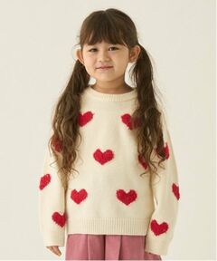 minimal / ミニマル ニット・セーター | 【マシンウォッシャブル】ハートジャガードプルオーバー