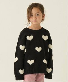 minimal / ミニマル ニット・セーター | 【マシンウォッシャブル】ハートジャガードプルオーバー