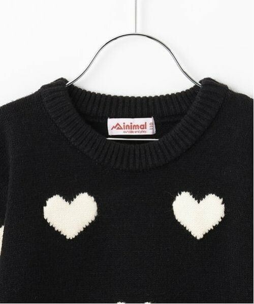 minimal / ミニマル ニット・セーター | 【マシンウォッシャブル】ハートジャガードプルオーバー | 詳細10
