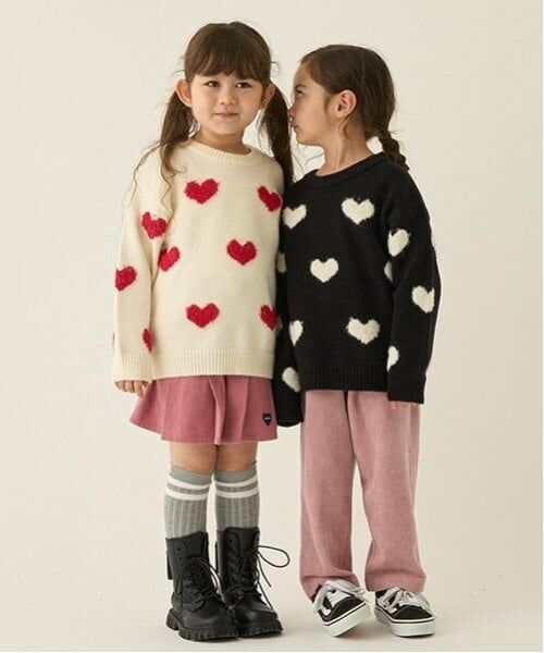 minimal / ミニマル ニット・セーター | 【マシンウォッシャブル】ハートジャガードプルオーバー | 詳細6