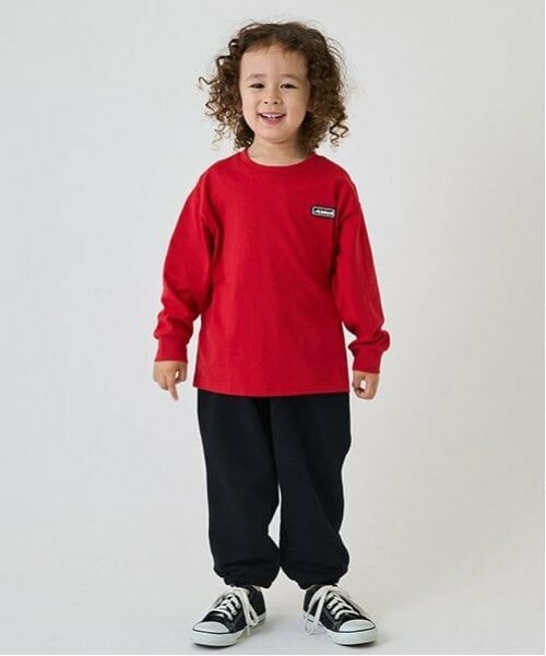 minimal / ミニマル Tシャツ | 【防汚加工】シリコンワッペン長袖Ｔシャツ | 詳細2