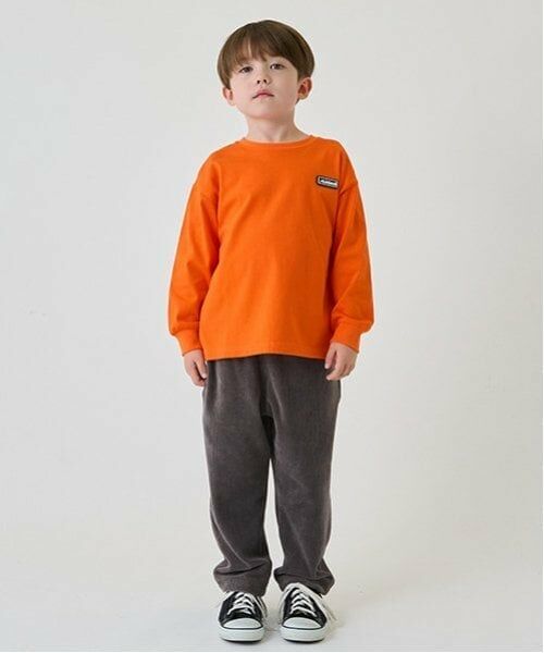 minimal / ミニマル Tシャツ | 【防汚加工】シリコンワッペン長袖Ｔシャツ | 詳細5