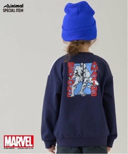 minimal / ミニマル スウェット | 【MARVEL】裏毛プルオーバー（紺）