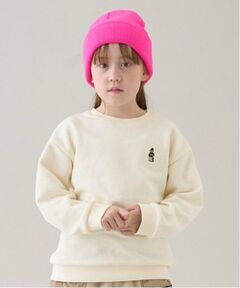 minimal / ミニマル スウェット | 裏毛ワンポイント刺繍プルオーバー