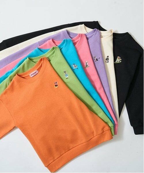 minimal / ミニマル スウェット | 裏毛ワンポイント刺繍プルオーバー | 詳細19