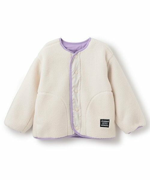minimal / ミニマル ブルゾン | 【静電防止】リバーシブルボアブルゾン（アイボリー）
