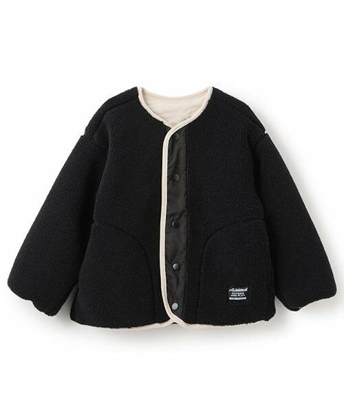 minimal / ミニマル ブルゾン | 【静電防止】リバーシブルボアブルゾン（黒）