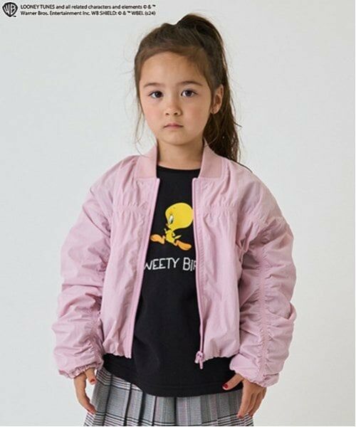 minimal / ミニマル ブルゾン | 【撥水】シャーリングブルゾン（ピンク）