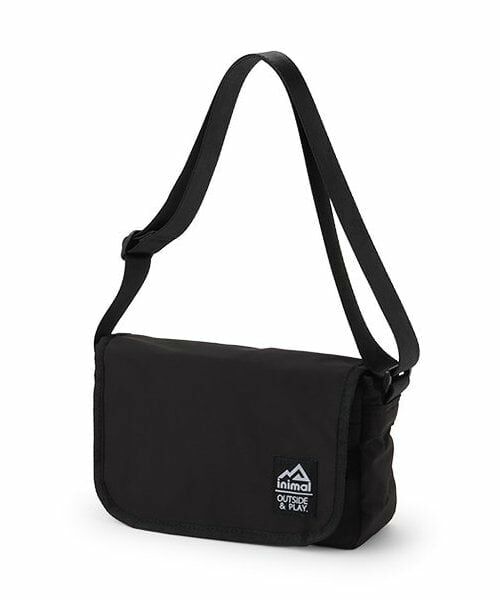 minimal / ミニマル ショルダーバッグ | 【撥水】メッセンジャーバッグ（黒）