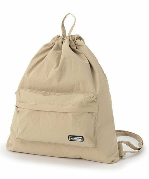 minimal / ミニマル リュック・バックパック | 【撥水】ナップサック（ベージュ）