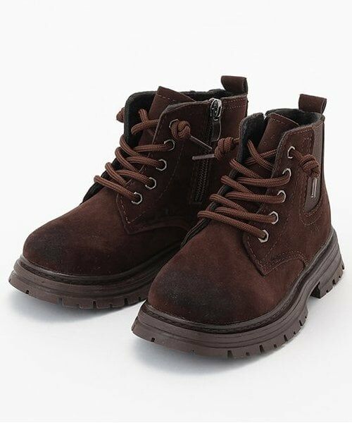minimal / ミニマル ブーツ（ショート丈） | ワーク風ブーツ（茶）
