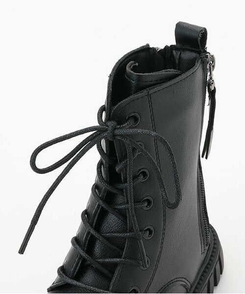 minimal / ミニマル ブーツ（ショート丈） | 編み上げブーツ | 詳細2