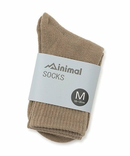 minimal / ミニマル ソックス | アソート柄ソックス（茶）