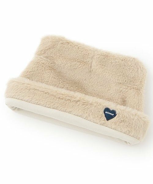 minimal / ミニマル ニットキャップ | フェイクファーワッチ（ベージュ）