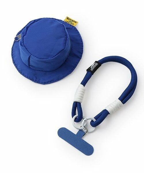 minimal / ミニマル ポーチ | ミニポーチ付きハンドストラップ　（ブルー）