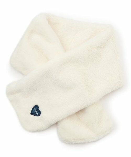 minimal / ミニマル マフラー・ショール・スヌード・ストール | フェイクファーマフラー（アイボリー）