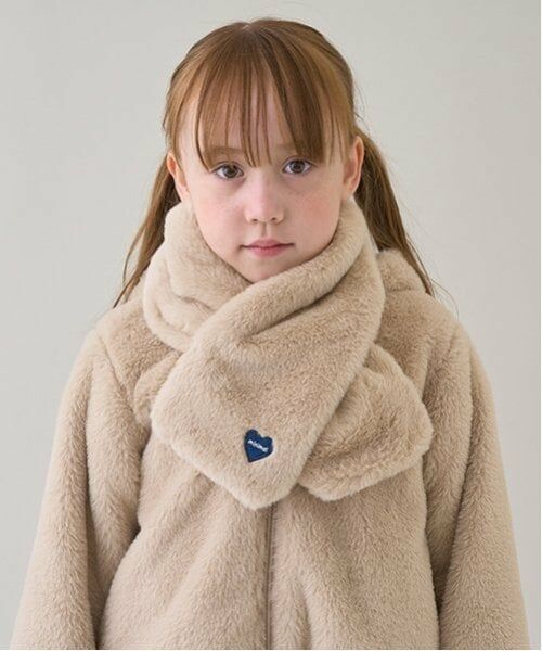 minimal / ミニマル マフラー・ショール・スヌード・ストール | フェイクファーマフラー（ベージュ）