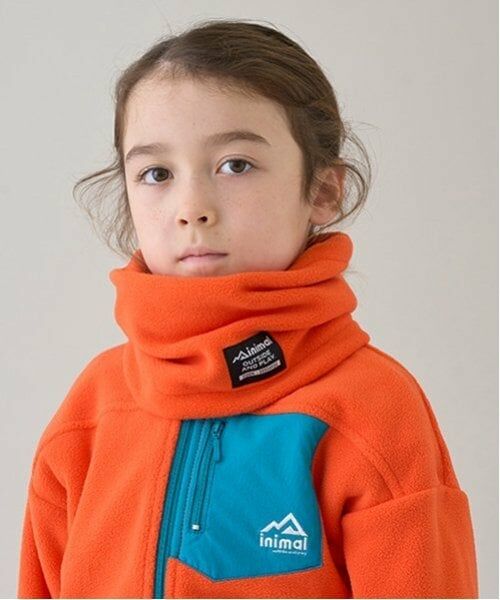 minimal / ミニマル ネックウォーマー・イヤーマフ | フリースネックウォーマー（オレンジ）