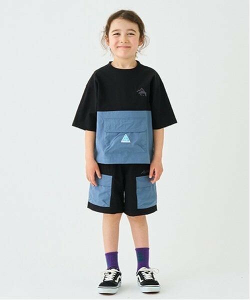 minimal / ミニマル ショート・ハーフ・半端丈パンツ | 【4WAY】ストレッチカーゴハーフパンツ（黒）