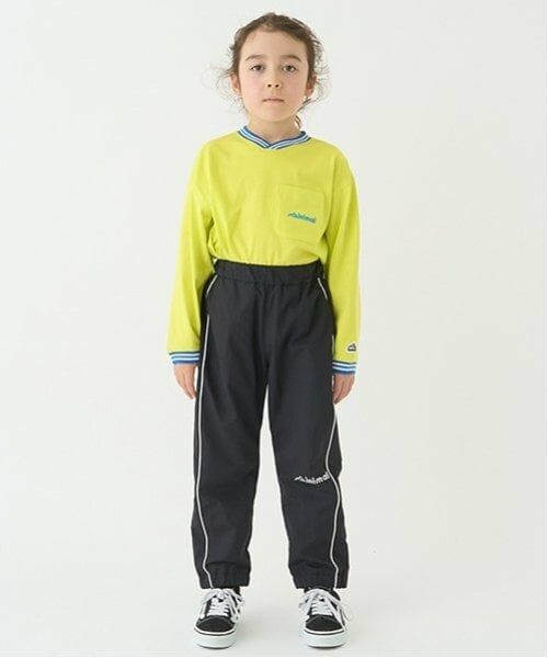 minimal / ミニマル その他パンツ | 【撥水】キリカエサイドラインパンツ（黒）