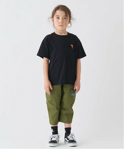 minimal / ミニマル その他パンツ | サイドポケットクロップドチノ(カーキ)