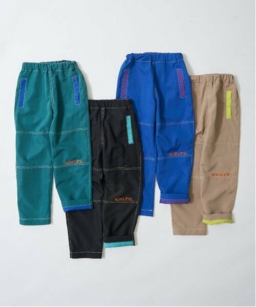 minimal / ミニマル ショート・ハーフ・半端丈パンツ | 【KELTY】キリカエ配色ステッチパンツ | 詳細10