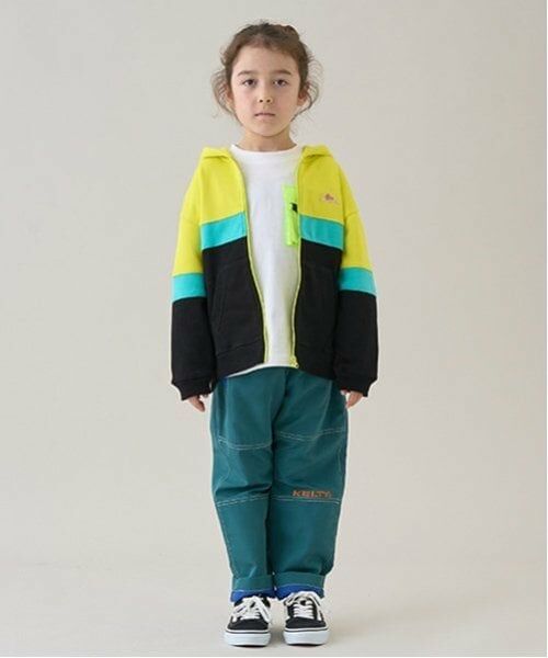 minimal / ミニマル ショート・ハーフ・半端丈パンツ | 【KELTY】キリカエ配色ステッチパンツ（グリーン）