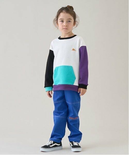 minimal / ミニマル ショート・ハーフ・半端丈パンツ | 【KELTY】キリカエ配色ステッチパンツ（ブルー）