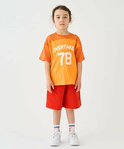 minimal / ミニマル ショート・ハーフ・半端丈パンツ | 【4WAY】ストレッチショートパンツ（オレンジ）