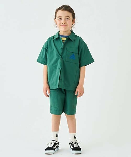 minimal / ミニマル ショート・ハーフ・半端丈パンツ | 【4WAY】ストレッチショートパンツ（グリーン）