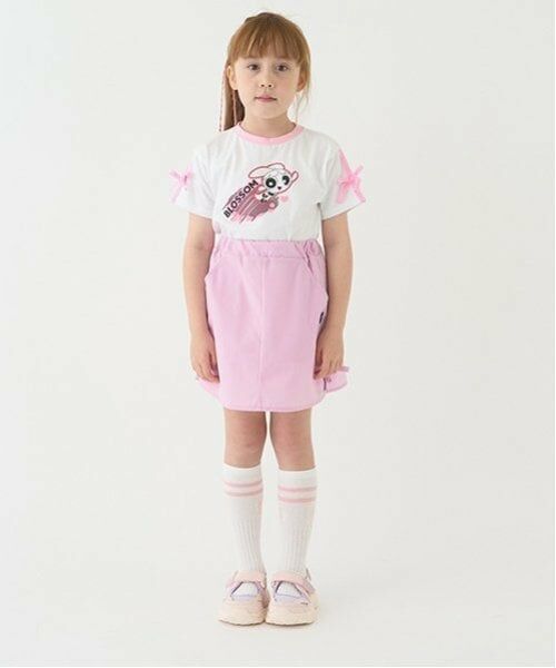 minimal / ミニマル ミニ・ひざ丈スカート | 【4WAYストレッチ】【撥水】脇ギャザータイトスカート（ピンク）