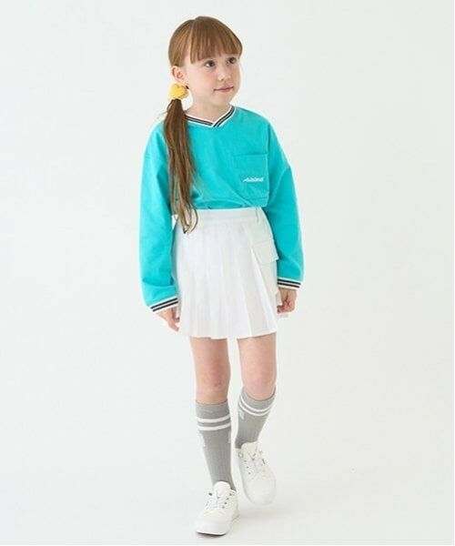 minimal / ミニマル ショート・ハーフ・半端丈パンツ | 変形プリーツスカート(オフ ホワイト)