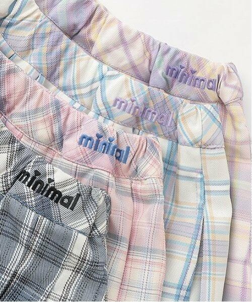 minimal / ミニマル ショート・ハーフ・半端丈パンツ | チェックプリーツキュロット | 詳細14