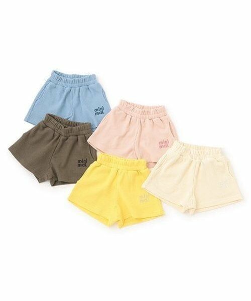 minimal / ミニマル ショート・ハーフ・半端丈パンツ | ワッフルカットショートパンツ | 詳細11