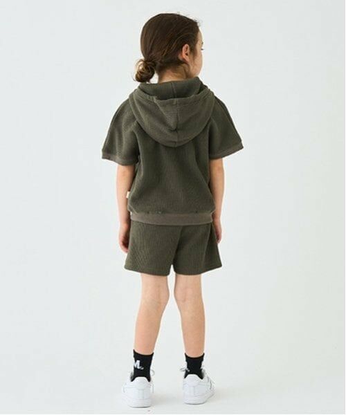 minimal / ミニマル ショート・ハーフ・半端丈パンツ | ワッフルカットショートパンツ | 詳細6