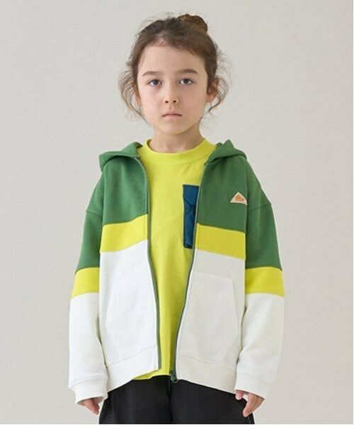 minimal / ミニマル パーカー | 【KELTY】裏毛キリカエZIPパーカー（カーキ）