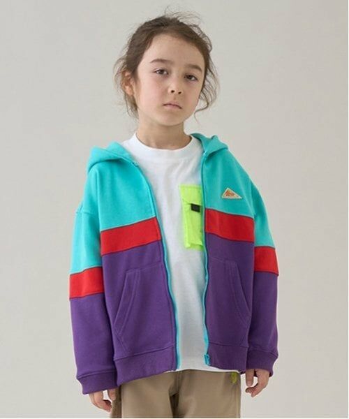 minimal / ミニマル パーカー | 【KELTY】裏毛キリカエZIPパーカー（ターコ）