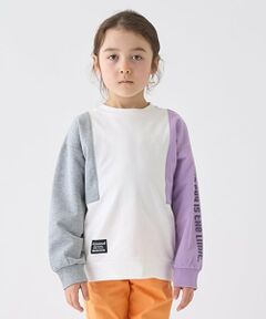 minimal / ミニマル スウェット | ミニ裏毛バイカラークルー