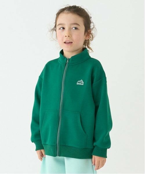 minimal / ミニマル カーディガン・ボレロ | 【撥水】ポンチZIPスタンドカラー（グリーン）