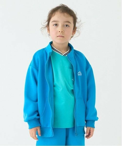 minimal / ミニマル カーディガン・ボレロ | 【撥水】ポンチZIPスタンドカラー（ライト ブルー）