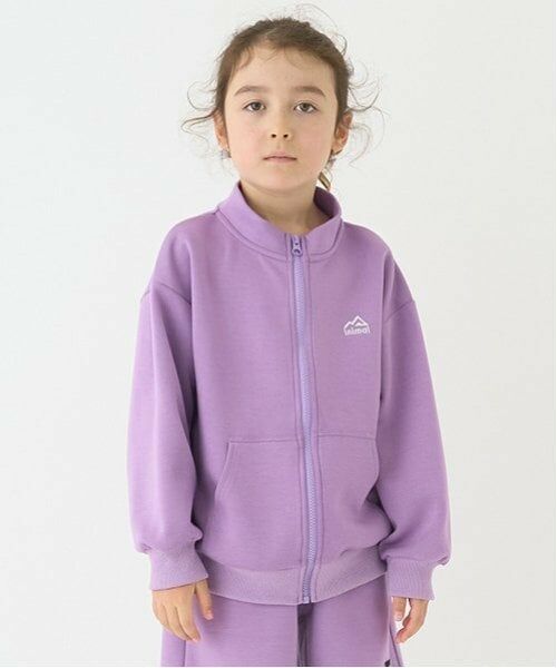 minimal / ミニマル カーディガン・ボレロ | 【撥水】ポンチZIPスタンドカラー（パープル）