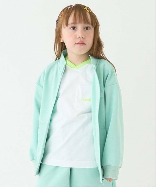 minimal / ミニマル カーディガン・ボレロ | 【撥水】ポンチZIPスタンドカラー（ミント）