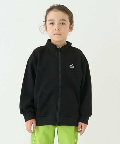 minimal / ミニマル カーディガン・ボレロ | 【撥水】ポンチZIPスタンドカラー（黒）