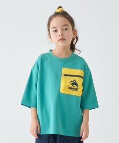 minimal / ミニマル Tシャツ | 【撥水】ポンチ配色ポケットビッグT