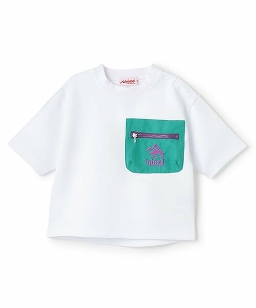 minimal / ミニマル Tシャツ | 【撥水】ポンチ配色ポケットビッグT | 詳細11