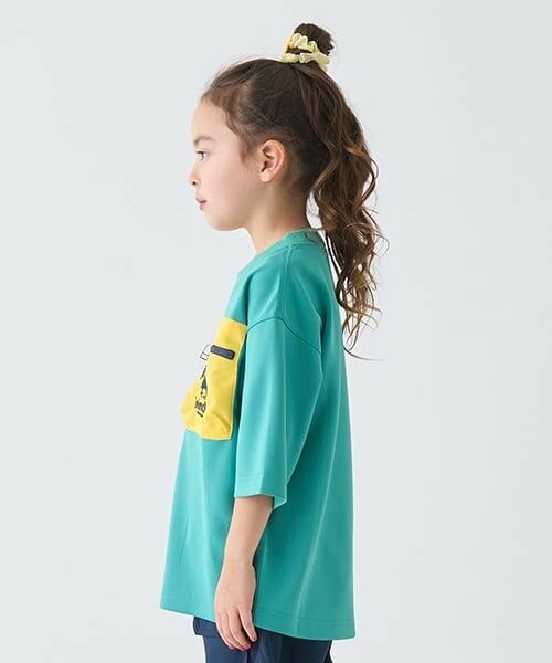 minimal / ミニマル Tシャツ | 【撥水】ポンチ配色ポケットビッグT | 詳細14