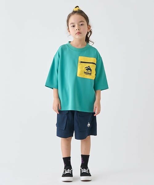 minimal / ミニマル Tシャツ | 【撥水】ポンチ配色ポケットビッグT | 詳細16