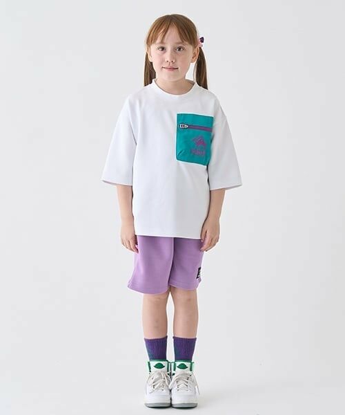 minimal / ミニマル Tシャツ | 【撥水】ポンチ配色ポケットビッグT | 詳細17