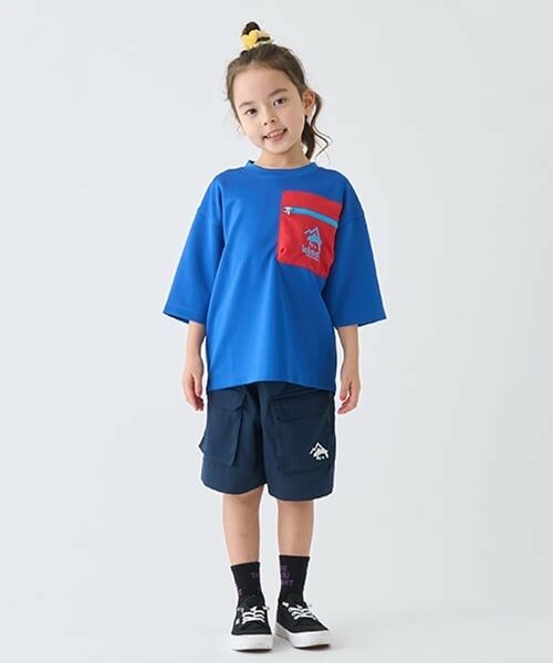 minimal / ミニマル Tシャツ | 【撥水】ポンチ配色ポケットビッグT | 詳細18