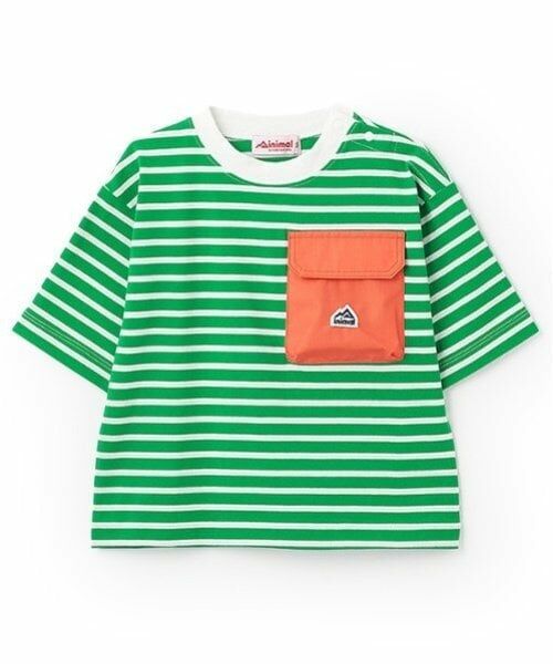 minimal / ミニマル Tシャツ | ボーダー配色ポケットビッグT | 詳細11